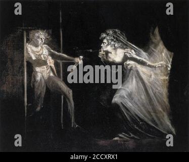 Johann Heinrich Füssli - Lady Macbeth mit den Dolchen Stockfoto