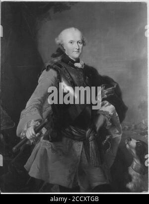 Johann Heinrich Tischbein der Ältere (1722-89) - Ferdinand, Herzog von Braunschweig-Wolfenbütel (1721-1792) Stockfoto