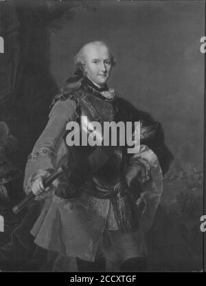 Johann Heinrich Tischbein der Ältere (1722-89) - Prinz Ferdinand von Braunschweig-Wolfenbüttel (1721-1792) Stockfoto