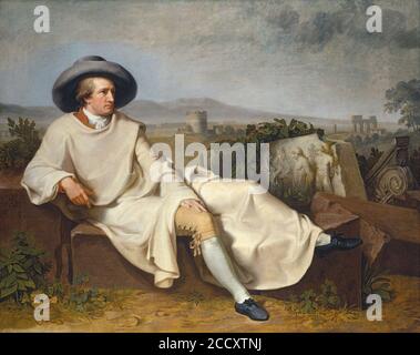 Johann Heinrich Wilhelm Tischbein - Goethe in der römischen Campagna Stockfoto