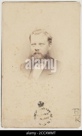 Johann Ludwig Gerard (Louis) Krefft, Zoologe, 1869-1870- 889615. Stockfoto