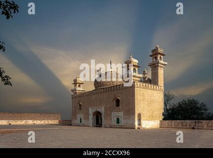 Festungen in der Wüste Pakistans Stockfoto