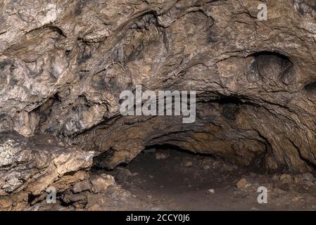 Höhle in der Hersbrucker Schweiz, Mittelfranken, Bayern, Deutschland Stockfoto