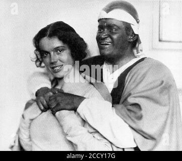 Johanna Hofer und Fritz Kortner in Othello 1921. Stockfoto