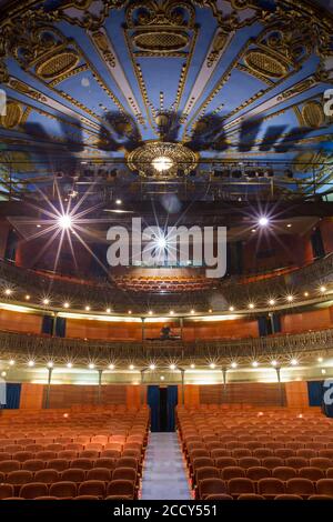 Innenansicht, Romea Theater, El Raval Viertel, Barcelona, Spanien Stockfoto