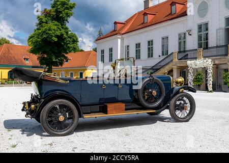 Oldtimer Hispano-Suiza T16, Baujahr 1917, blau, Österreich Stockfoto