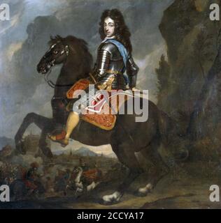 Johannes Voorhout - Willem III te paard -1670-2. Stockfoto