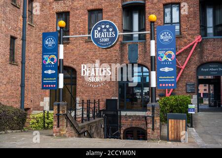 The Beatles Story Liverpool in Royal Albert Dock, Liverpool, England, Großbritannien Stockfoto