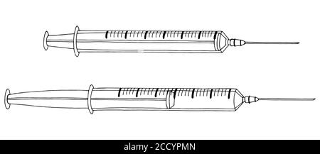Spritzengrafik schwarz weiß isolierte Skizzendarstellung Vektor Stock Vektor