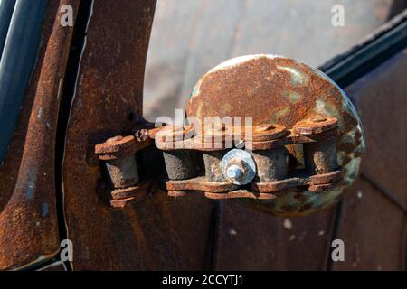 Rusty Ratte Rod Pickup Detail Stockfoto