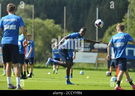 Zweiter Liga Club karlsruher sc trainiert für die nächste Saison in Bad leonfelden, ksc-Training Stockfoto