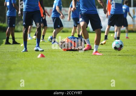 Zweiter Liga Club karlsruher sc trainiert für die nächste Saison in Bad leonfelden, ksc-Training Stockfoto