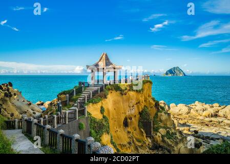 Landschaft der Keelung Insel und Heping Island Park in taiwan Stockfoto