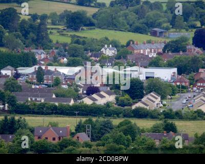 Stadt Craven Arms, Shropshire, England, Großbritannien im Juli Stockfoto