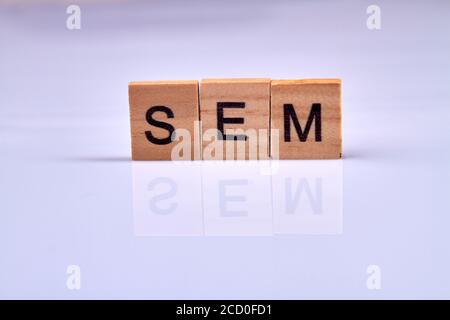 Suchmaschinenmarketing. Stockfoto