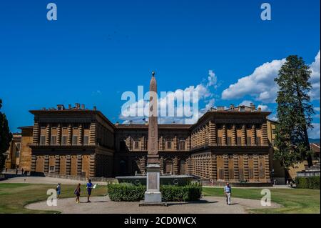 Florenz, Italien. August 2020. Besucher kehren zurück, um die verschiedenen Sehenswürdigkeiten der historischen Stadt Florenz nach der Lockerung des Coronavirus (covid 19) Reisebeschränkungen zu sehen. Kredit: Guy Bell/Alamy Live Nachrichten Stockfoto