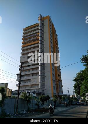 Utter pardesh , indien - Gebäude , EIN Bild des Gebäudes mit Himmel Hintergrund 24 august 2020 Stockfoto