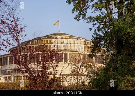 Centennial Hall, ein UNESCO-Weltkulturerbe, in Breslau; Breslau, Selisia, Polen Stockfoto