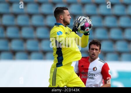 firo: 25.08.2020, Fußball, Helden Cup, Saison 2020/2021, Feyenoord Rotterdam - Arminia Bielefeld, Justin Bijlow, Feyenoord Rotterdam, Feyenoord, Rotterdam, Halbfigur, Verwendung weltweit Stockfoto