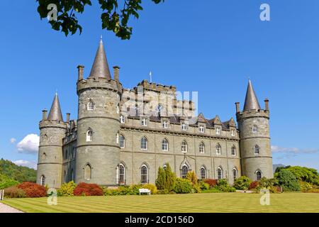 Inveraray Castle, Inveraray, Argyll, Schottland. Stockfoto