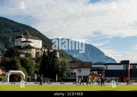 KUFSTEIN, 25-08-2020, Bielefeld Arena, Vorsaison 2020-2021, Arminia Bielefeld - Feyenoord. Stadionübersicht während des Spiels Bielefeld - Feyenoord (0-0). Stockfoto