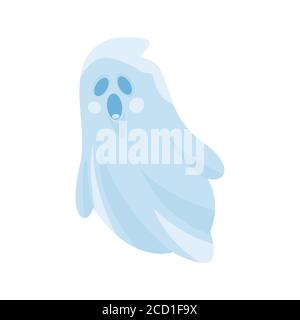 Cartoon niedlichen halloween Geist. Vektorgrafik. Stock Vektor
