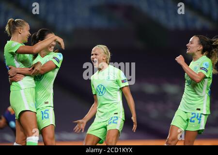 San Sebastian, Spanien. 25. Aug, 2020. Während des UEFA Women's Champions League Fußballspiels (Semifinale) zwischen VfL Wolfsburg und FC Barcelona. Daniela Porcelli/SPP Quelle: SPP Sport Pressefoto. /Alamy Live Nachrichten Stockfoto