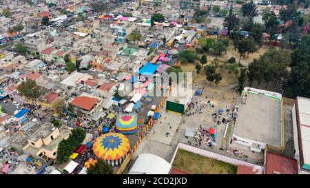 Volksmesse in Mexiko Stockfoto