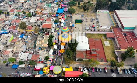 Volksmesse in Mexiko Stockfoto