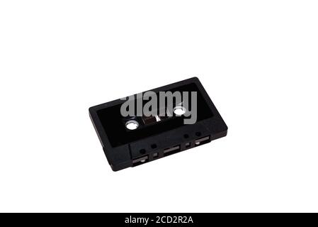 Schwarze Kassetten ohne Titel Stockfoto