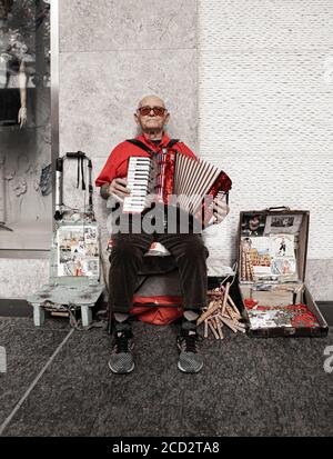 Straßenmusik Stockfoto