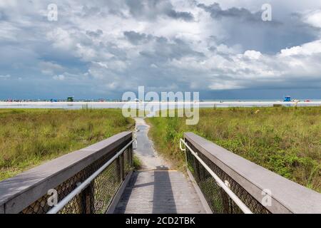 Siesta Key Strand in Sarasota, Florida, USA Stockfoto