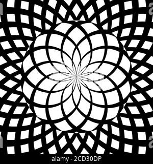 Vektor-Illustration psychedelischen Spiraleffekt Stock Vektor