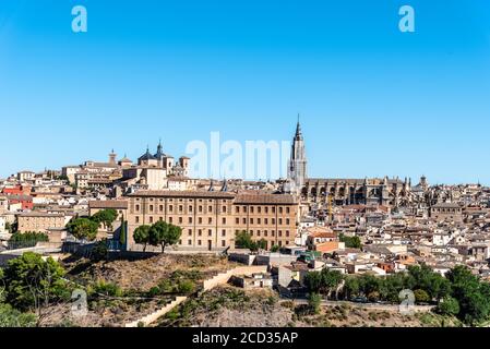 Toledo Stadtbild am Sommertag. Panoramablick Stockfoto