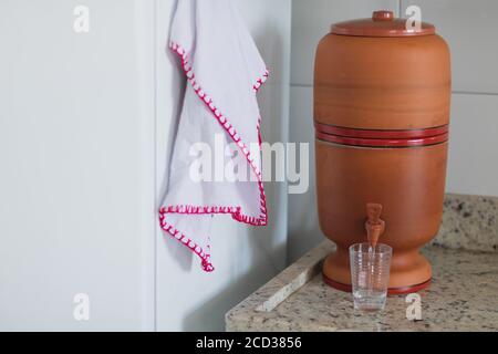 Tonfilter in Brasilien weit verbreitet. Brasilianische Kultur Konzept Bild. Stockfoto