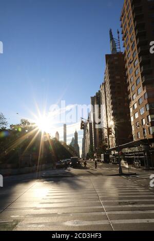 New York, USA. Oktober 2019. New York, USA Oktober 2019: Impressionen New York - Oktober - 2019 Columbus Circle Quelle: dpa/Alamy Live News Stockfoto