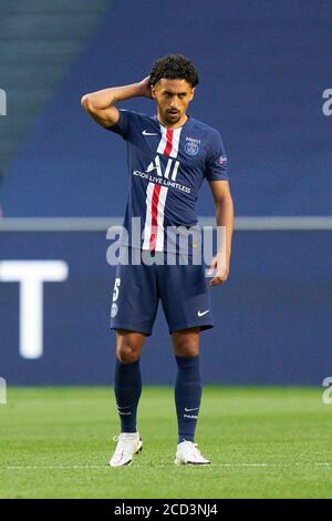 MARQUINHOS (PSG) Fußball Champions League, Finale, Paris St. Germain (PSG) - FC Bayern München (M). 0:1, am 23. August 2020 im Estadio da Luz in Lissabon/Portugal. FOTO: Peter Schatz/Pool via SVEN SIMON Fotoagentur. Ã‚Â Verwendung weltweit Stockfoto