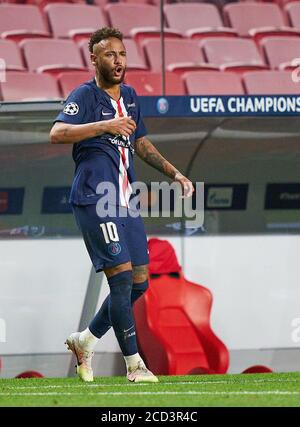 NEYMAR (PSG), Fußball Champions League, Finale, Paris St. Germain (PSG) - FC Bayern München (M). 0:1, am 23. August 2020 im Estadio da Luz in Lissabon/Portugal. FOTO: Peter Schatz/Pool via SVEN SIMON Fotoagentur. Ã‚Â Verwendung weltweit Stockfoto