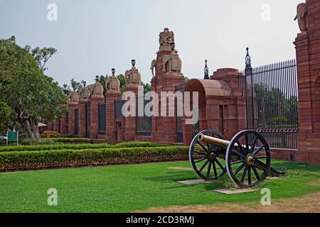 Rashtrapati Bhavan (Hindi für Präsident House) ist die offizielle Homepage der Präsident von Indien. Neu-Delhi, Indien Stockfoto