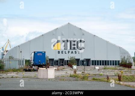 Belfast, Nordirland - 03. August 2019. Titanic Quarter, Belfast City, Belfast Filmstudio Stockfoto