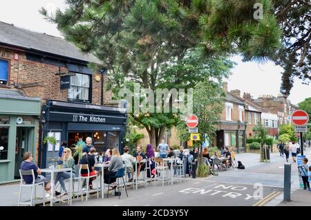 Die Küche Café Restaurant walthamstow Dorfplatz E17 london UK Stockfoto