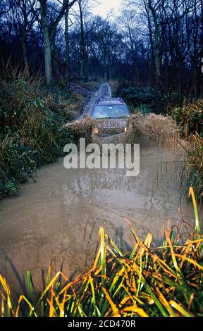 Land Rover Freelander in Eastnor Castle Herefordshire UK1999 Stockfoto