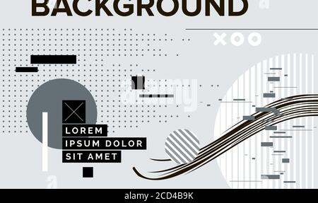 Modernes abstraktes Cover, minimalistisches Cover-Design. Farbenfroher geometrischer Hintergrund, Vektorgrafik. Stock Vektor