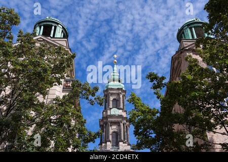 Sophienkirche, große Hamburger Straße in Berlin, Deutschland Stockfoto