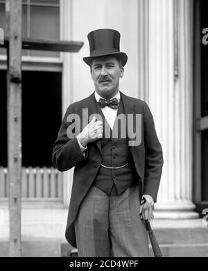 Howard Carter (1874-1939), Foto des britischen Archäologen und ägyptologen aus dem Jahr 1924 Stockfoto