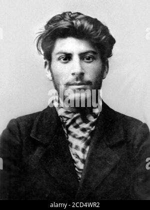 Joseph Stalin, Porträt als junger Mann, 1902 Stockfoto