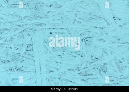 Hintergründe und Texturen Konzept. Blau ausgerichtetes Strangbrett. Nahaufnahme. Stockfoto