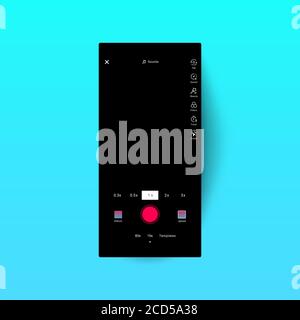 Social Media Vorlagen modernes Design Tasten Web-Anwendung. Vektorgrafik. Stock Vektor