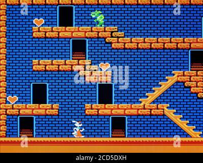 Roger Rabbit - Nintendo Famicom Disk System Videogame - Editorial Nur verwenden Stockfoto