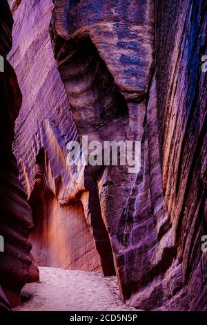 Vermillion Cliffs, Slot Canyons, Buckskin Gulch, Paria Canyon, Utah, USA Stockfoto